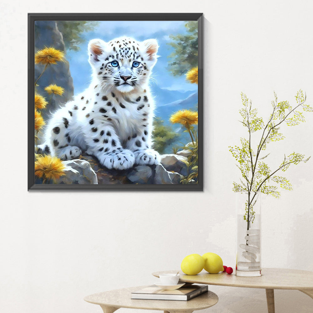 Leopard - Full Round Drill Diamond Painting 30*30CM