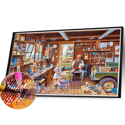 Grocery Hut - Full Square Drill Diamond Painting 40*30CM