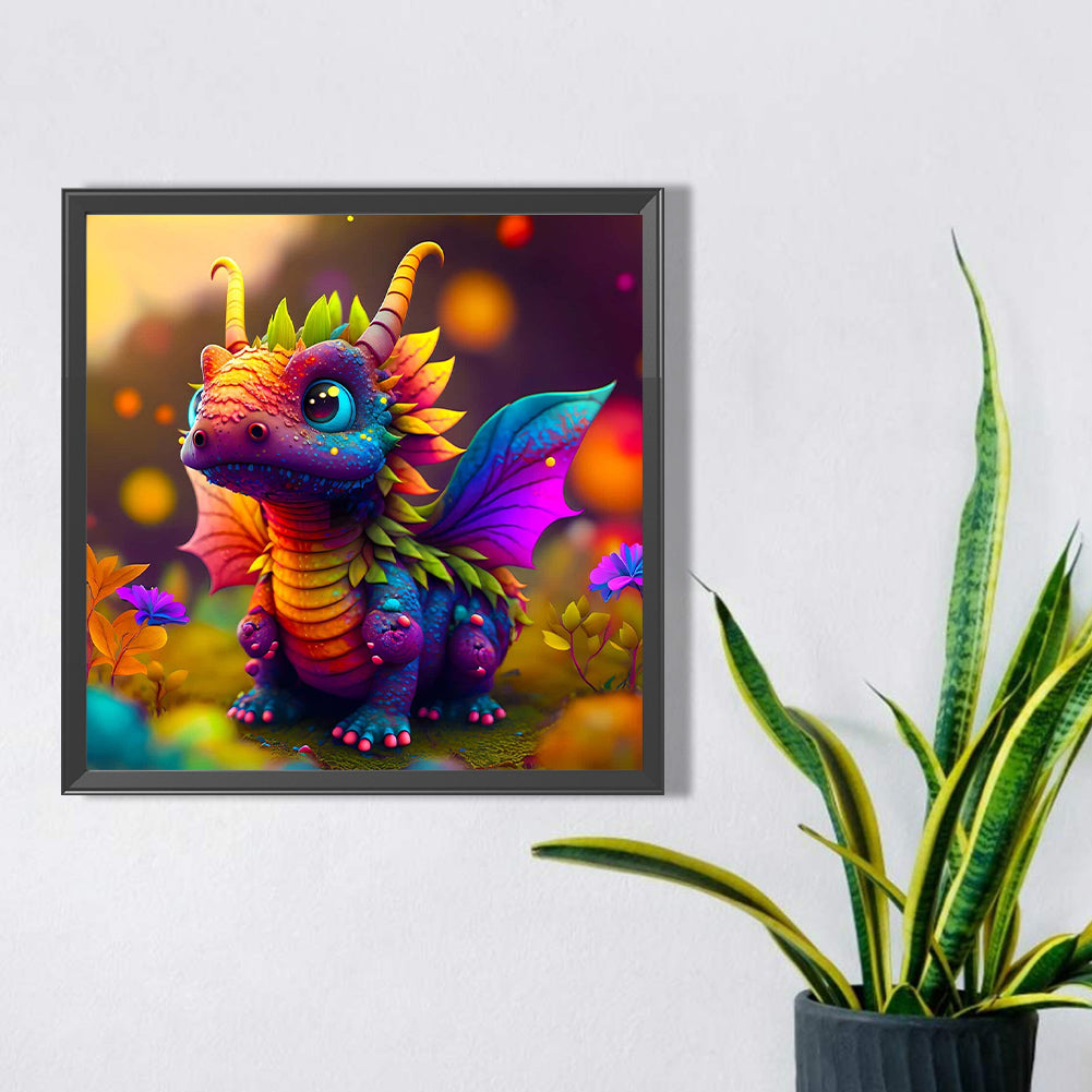 Dinosaurs Watching - Full Square Drill Diamond Painting 30*30CM