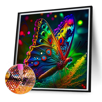 Stationary Butterfly - Full Square Drill Diamond Painting 30*30CM