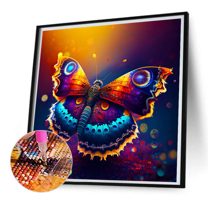 Butterfly Spreading Wings - Full Square Drill Diamond Painting 30*30CM