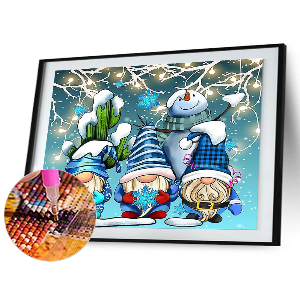 Snowflake Goblin - Full Round Drill Diamond Painting 40*30CM