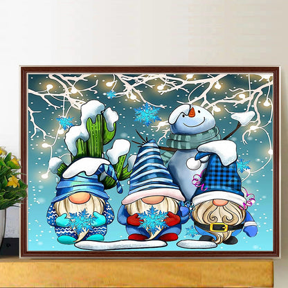 Snowflake Goblin - Full Round Drill Diamond Painting 40*30CM