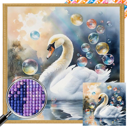 Swan - Full Square Drill Diamond Painting 40*40CM