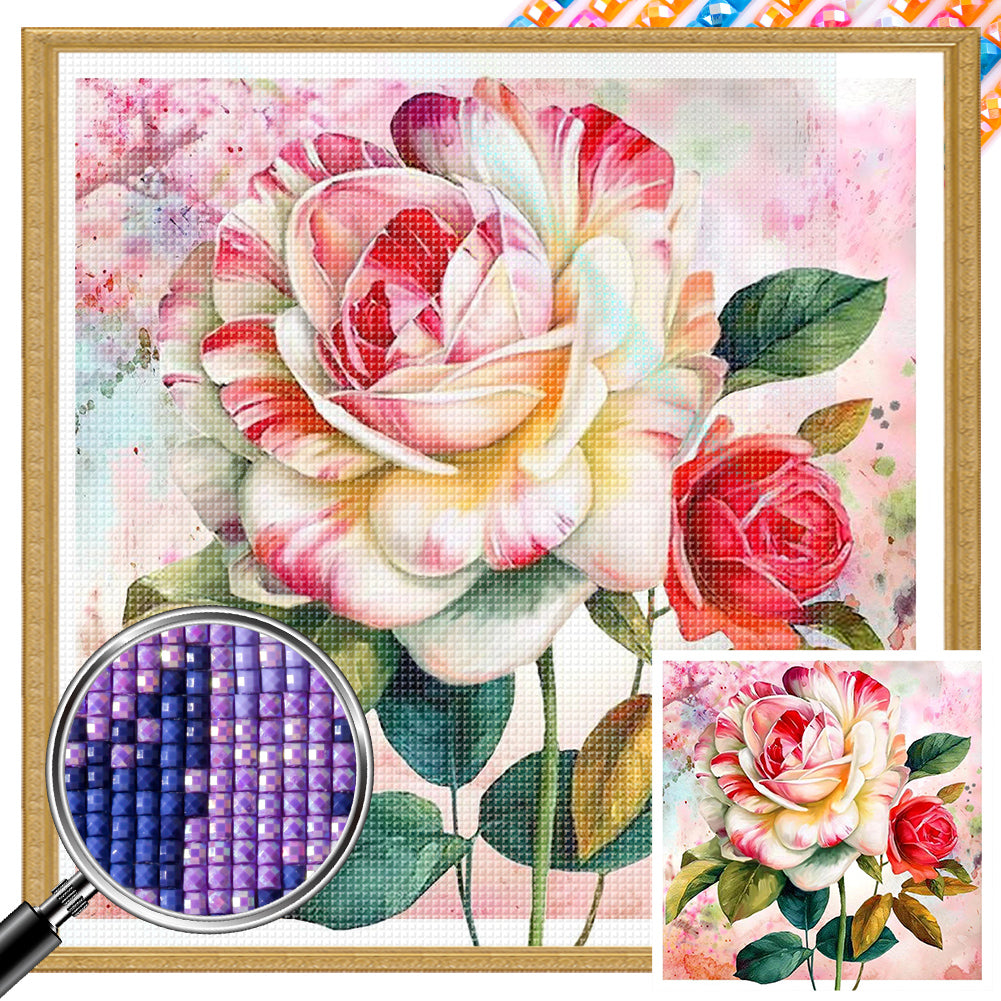 Roses - Full Square Drill Diamond Painting 40*40CM