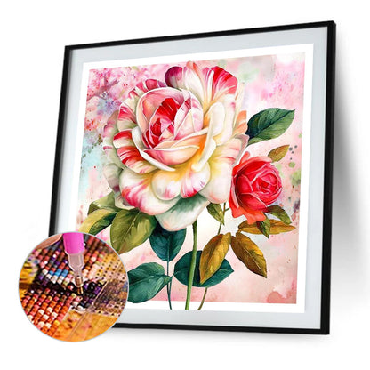 Roses - Full Square Drill Diamond Painting 40*40CM