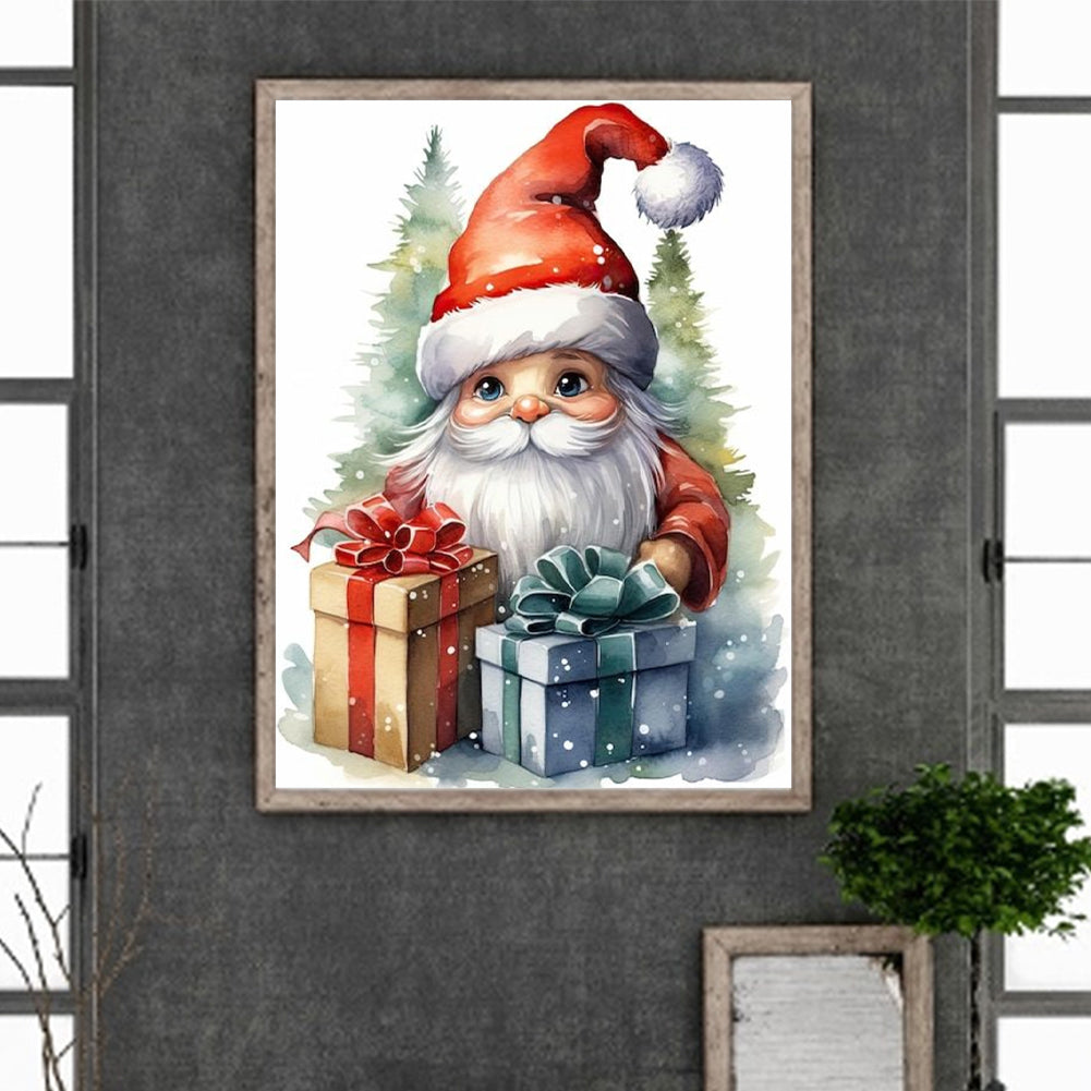 Santa Claus - Full Round Drill Diamond Painting 30*40CM