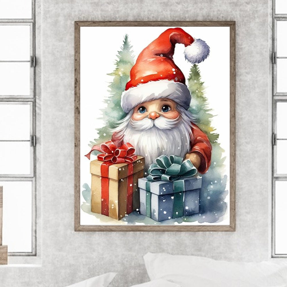 Santa Claus - Full Round Drill Diamond Painting 30*40CM