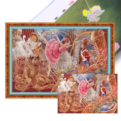 Nutcracker - 11CT Stamped Cross Stitch 60*40CM