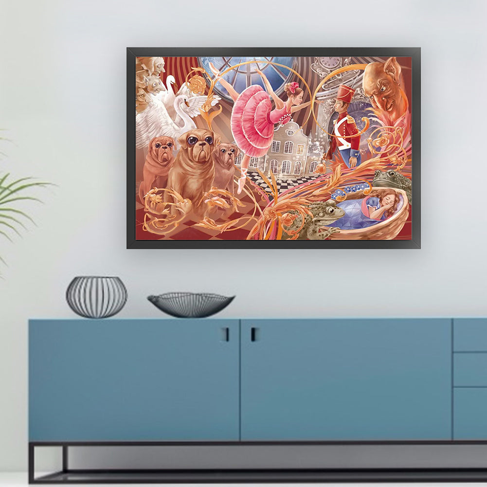 Nutcracker - 11CT Stamped Cross Stitch 60*40CM