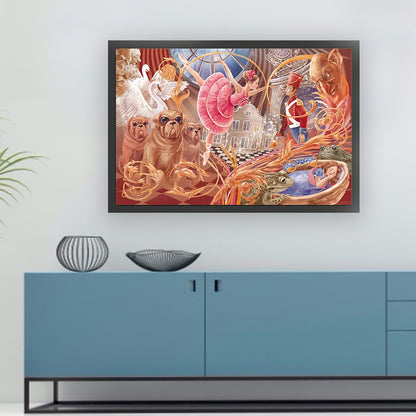 Nutcracker - 11CT Stamped Cross Stitch 60*40CM