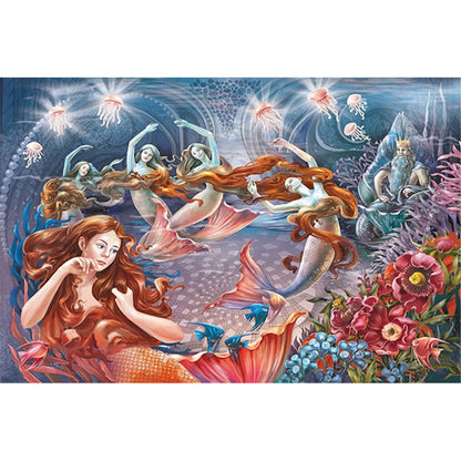 Mermaid - 11CT Stamped Cross Stitch 60*40CM