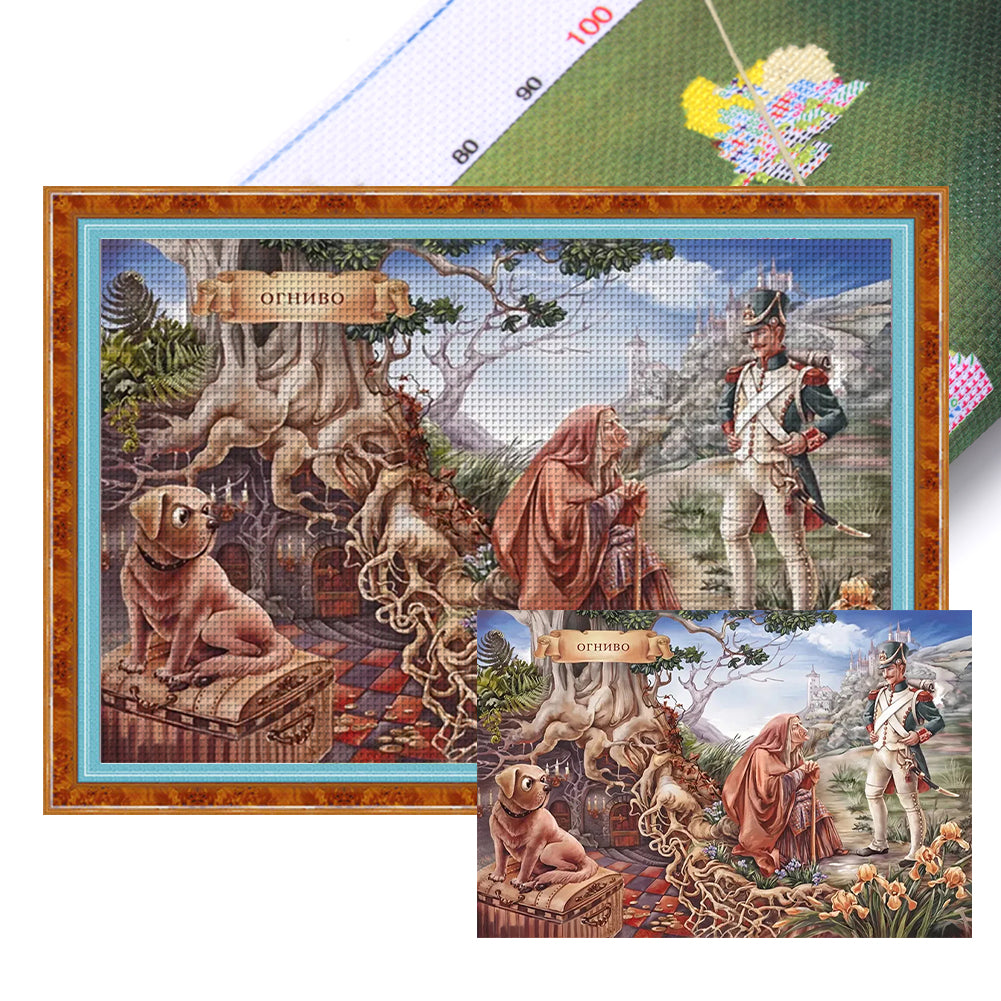 Tinder Box - 11CT Stamped Cross Stitch 60*40CM