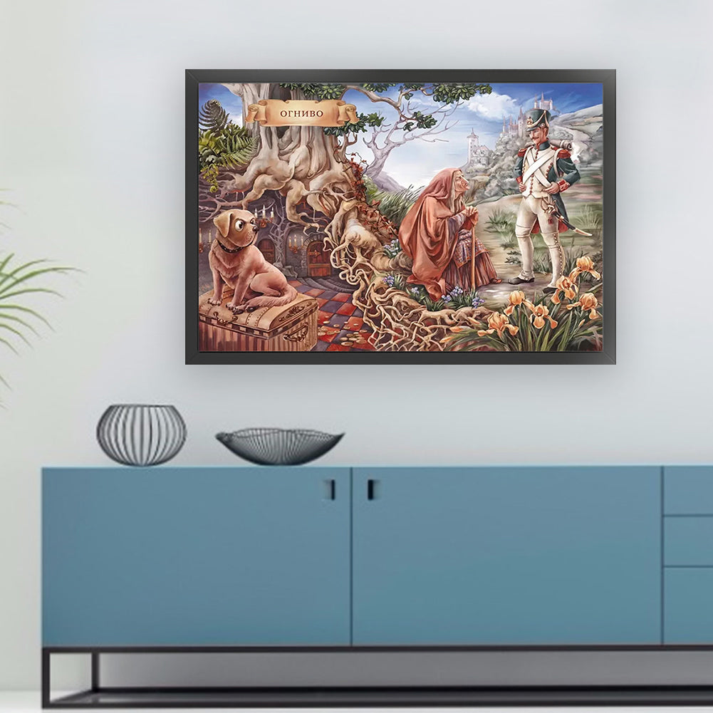 Tinder Box - 11CT Stamped Cross Stitch 60*40CM