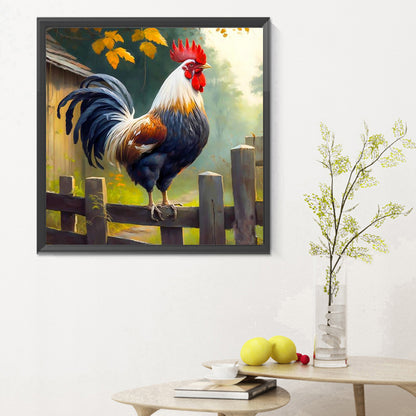 Rooster - Full Round Drill Diamond Painting 30*30CM