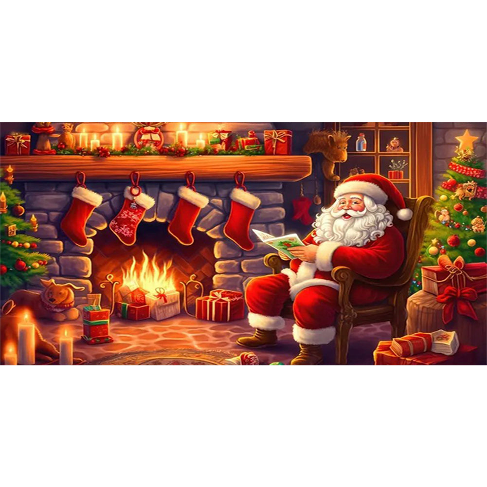 Santa Claus - Full Round Drill Diamond Painting 60*30CM