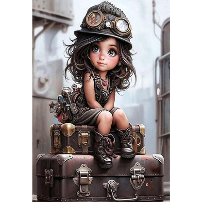 Mechanic Girl - Full Square Drill Diamond Painting 50*70CM