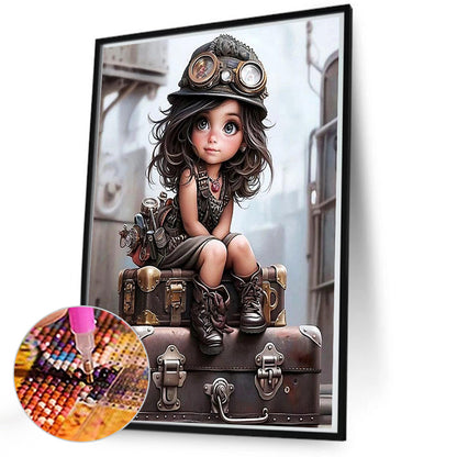 Mechanic Girl - Full Square Drill Diamond Painting 50*70CM