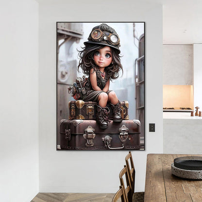 Mechanic Girl - Full Square Drill Diamond Painting 50*70CM