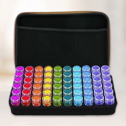 Diamond Painting Storage Containers Diamond Art Storage Case 32x22.5x7cm(Orange)