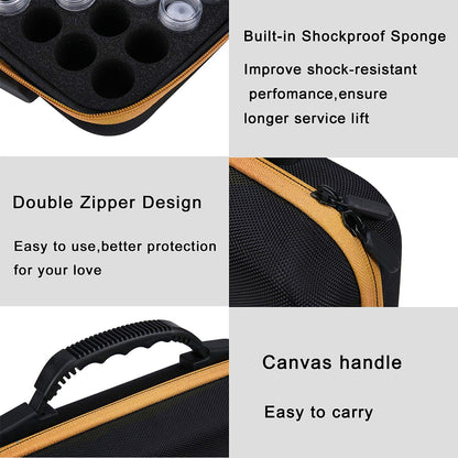 Diamond Painting Storage Containers Diamond Art Storage Case 32x22.5x7cm(Orange)