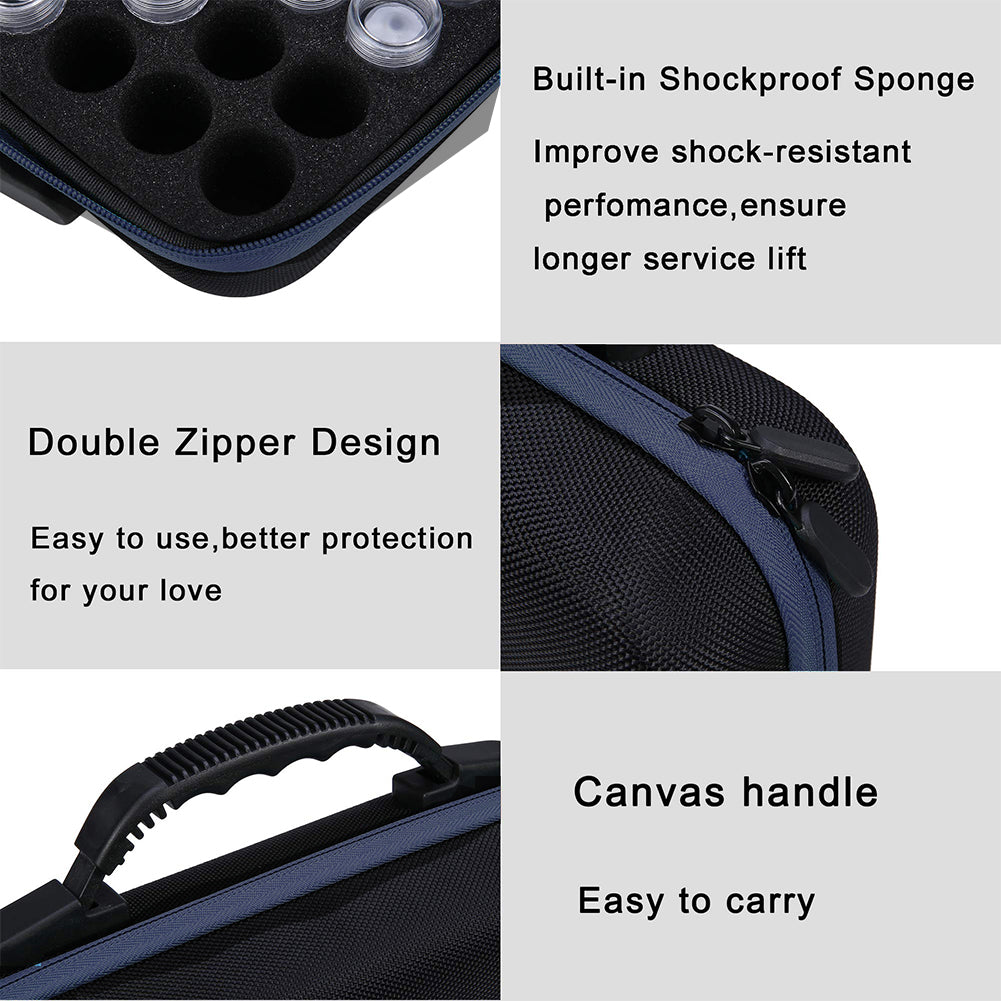 Diamond Painting Storage Containers Diamond Art Storage Case 32x22.5x7cm (Black)