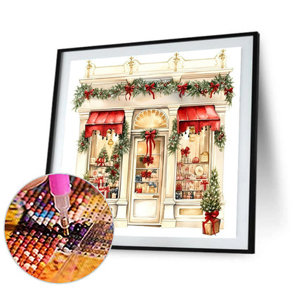 Christmas Candy House - Full Round Drill Diamond Painting 30*30CM