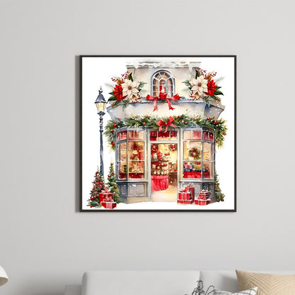 Christmas Candy House - Full Round Drill Diamond Painting 30*30CM