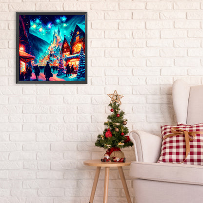 Christmas Street - Full Round Drill Diamond Painting 30*30CM