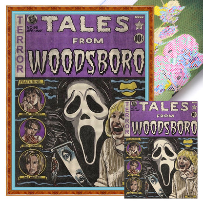 Horror Story - 11CT Stamped Cross Stitch 40*53CM