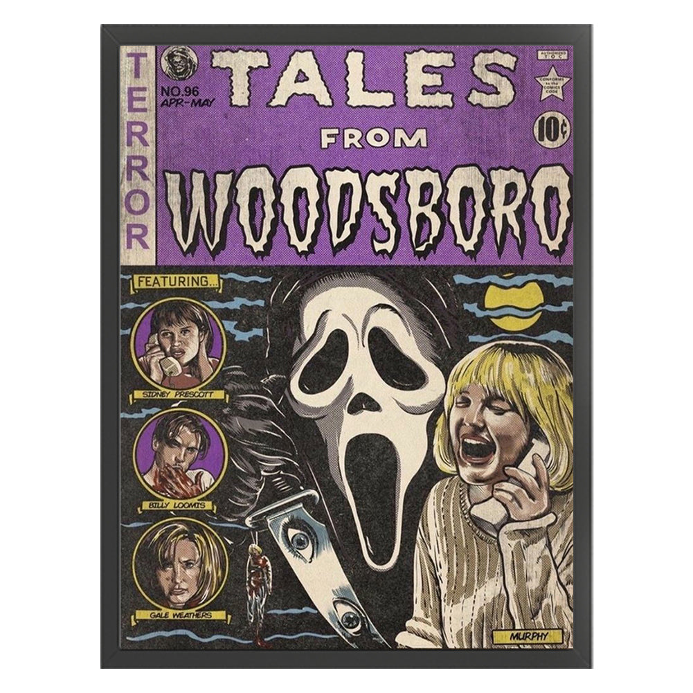 Horror Story - 11CT Stamped Cross Stitch 40*53CM