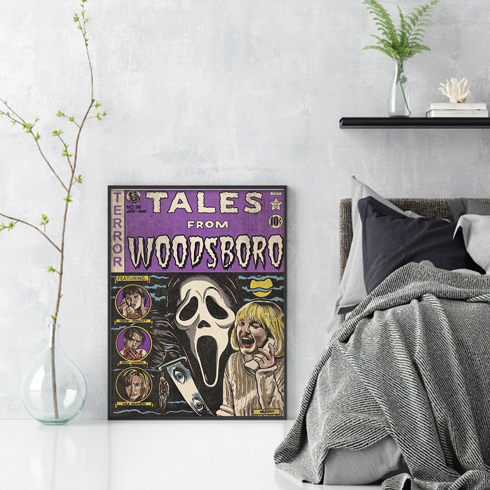 Horror Story - 11CT Stamped Cross Stitch 40*53CM