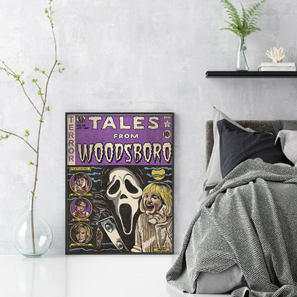 Horror Story - 11CT Stamped Cross Stitch 40*53CM