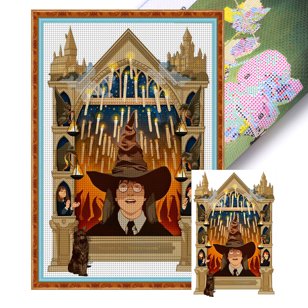 Harry Potter - 11CT Stamped Cross Stitch 50*75CM