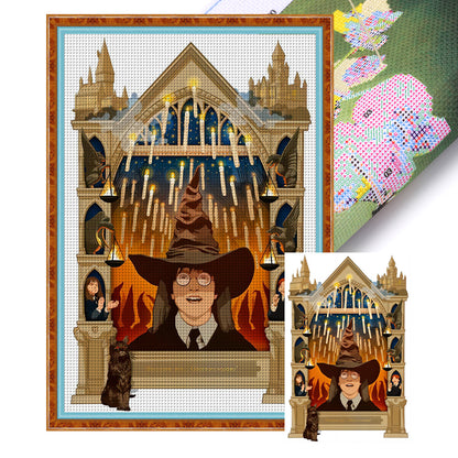 Harry Potter - 11CT Stamped Cross Stitch 50*75CM