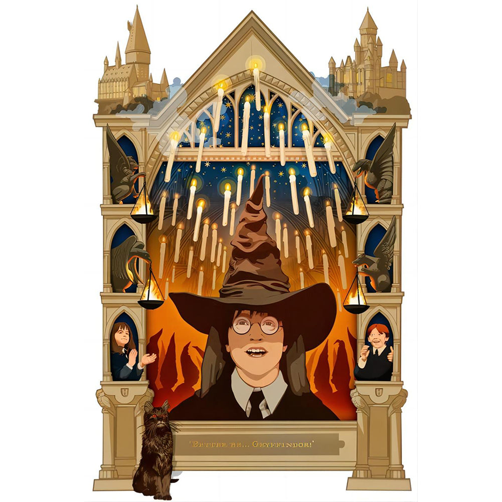 Harry Potter - 11CT Stamped Cross Stitch 50*75CM