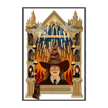 Harry Potter - 11CT Stamped Cross Stitch 50*75CM