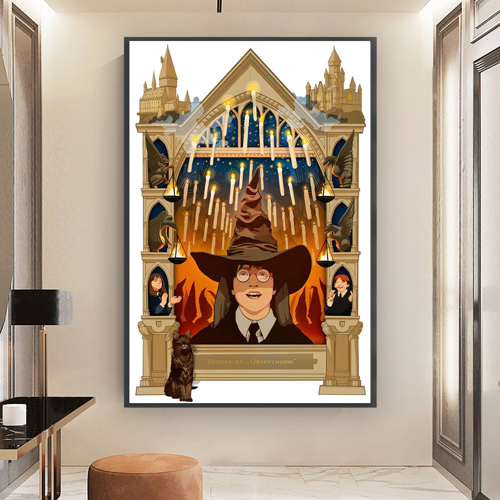 Harry Potter - 11CT Stamped Cross Stitch 50*75CM