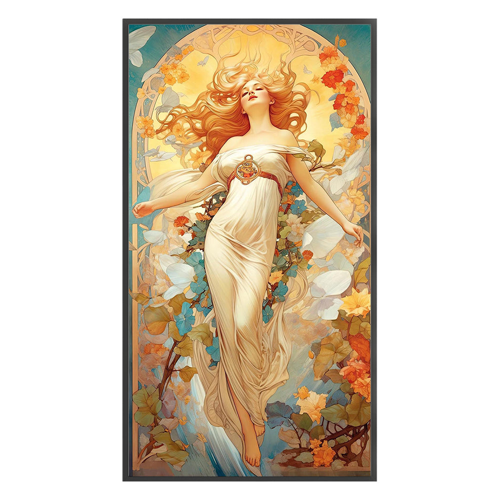 Classical Goddess - 11CT Stamped Cross Stitch 50*90CM