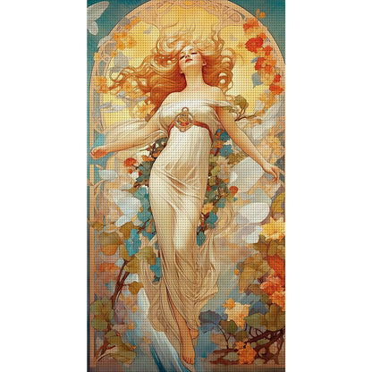 Classical Goddess - 11CT Stamped Cross Stitch 50*90CM