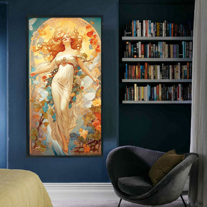 Classical Goddess - 11CT Stamped Cross Stitch 50*90CM