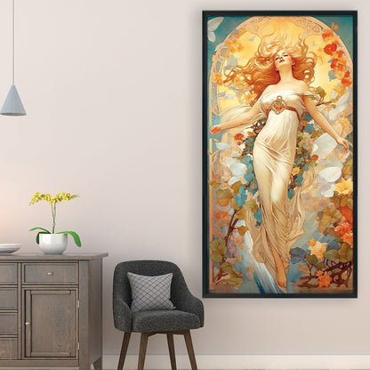 Classical Goddess - 11CT Stamped Cross Stitch 50*90CM