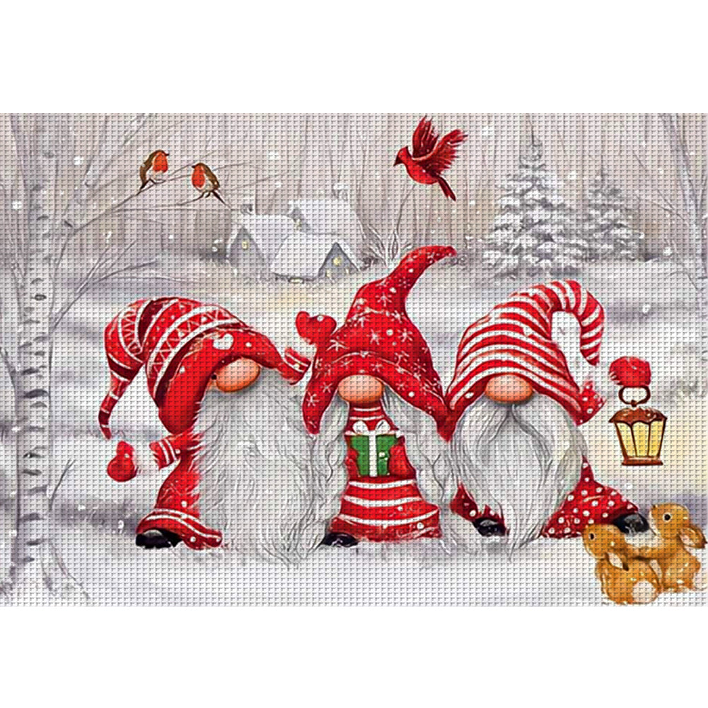 Winter Goblin - 11CT Stamped Cross Stitch 60*45CM