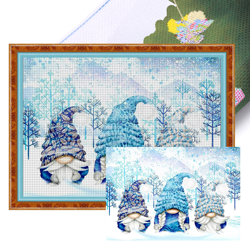 Winter Goblin - 11CT Stamped Cross Stitch 60*45CM