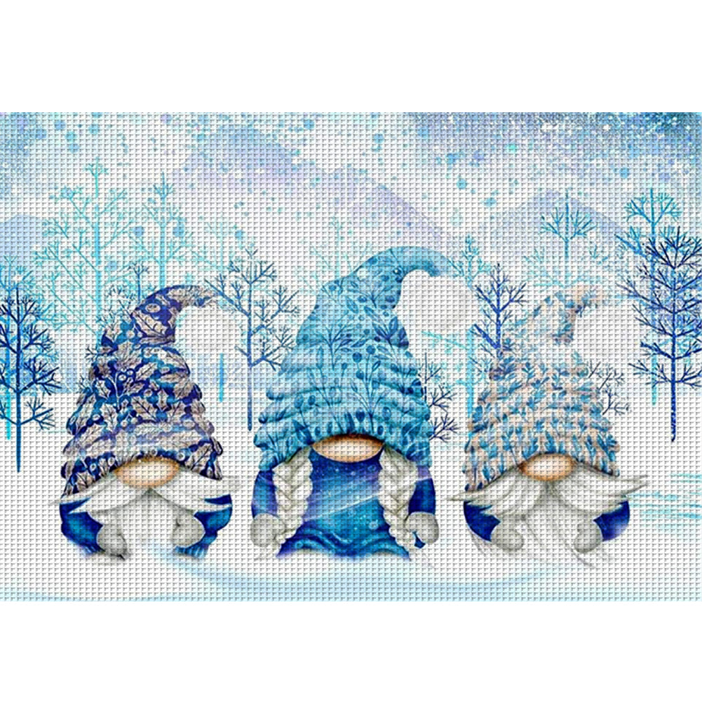 Winter Goblin - 11CT Stamped Cross Stitch 60*45CM