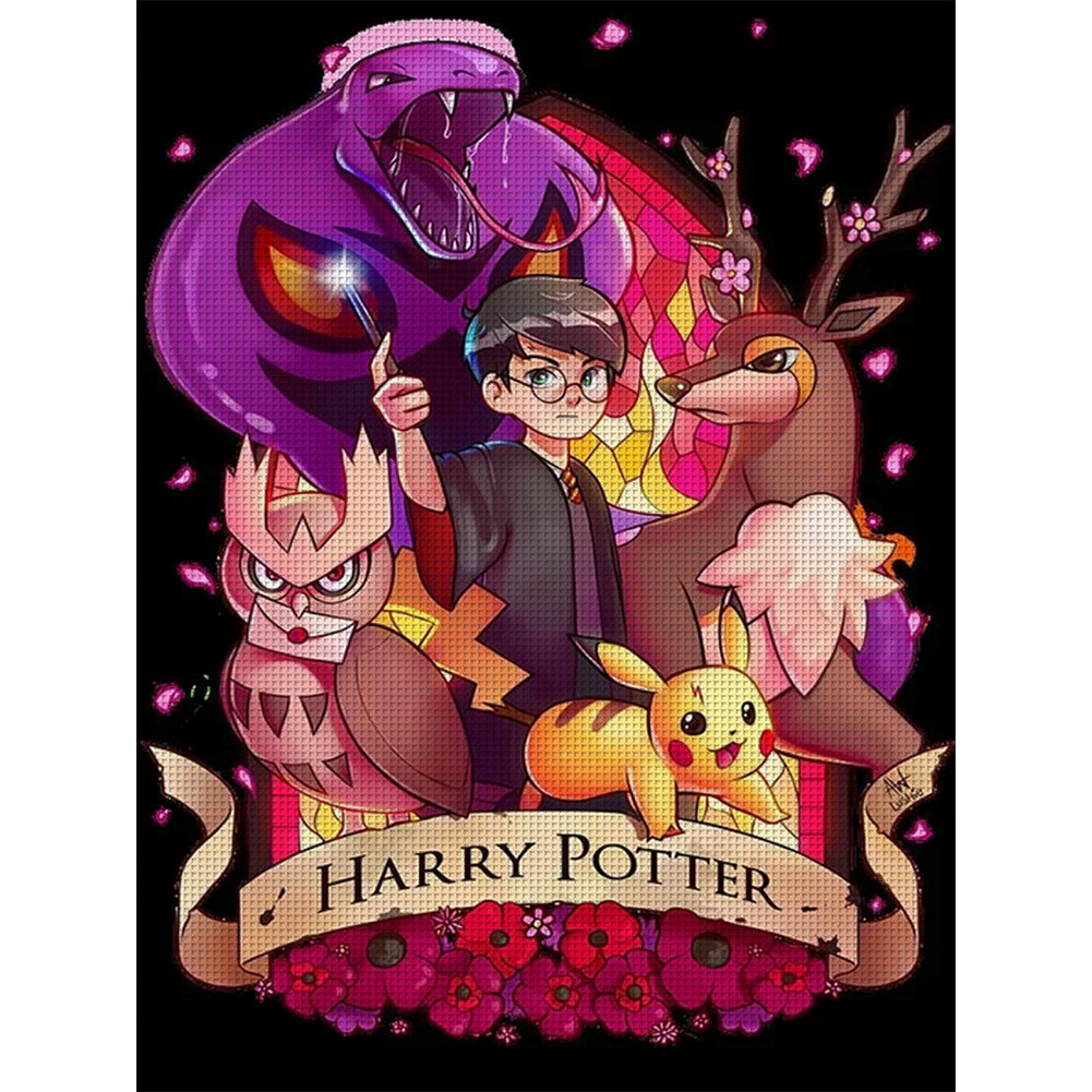 Harry Potter Owl Elk - 11CT Stamped Cross Stitch 50*65CM