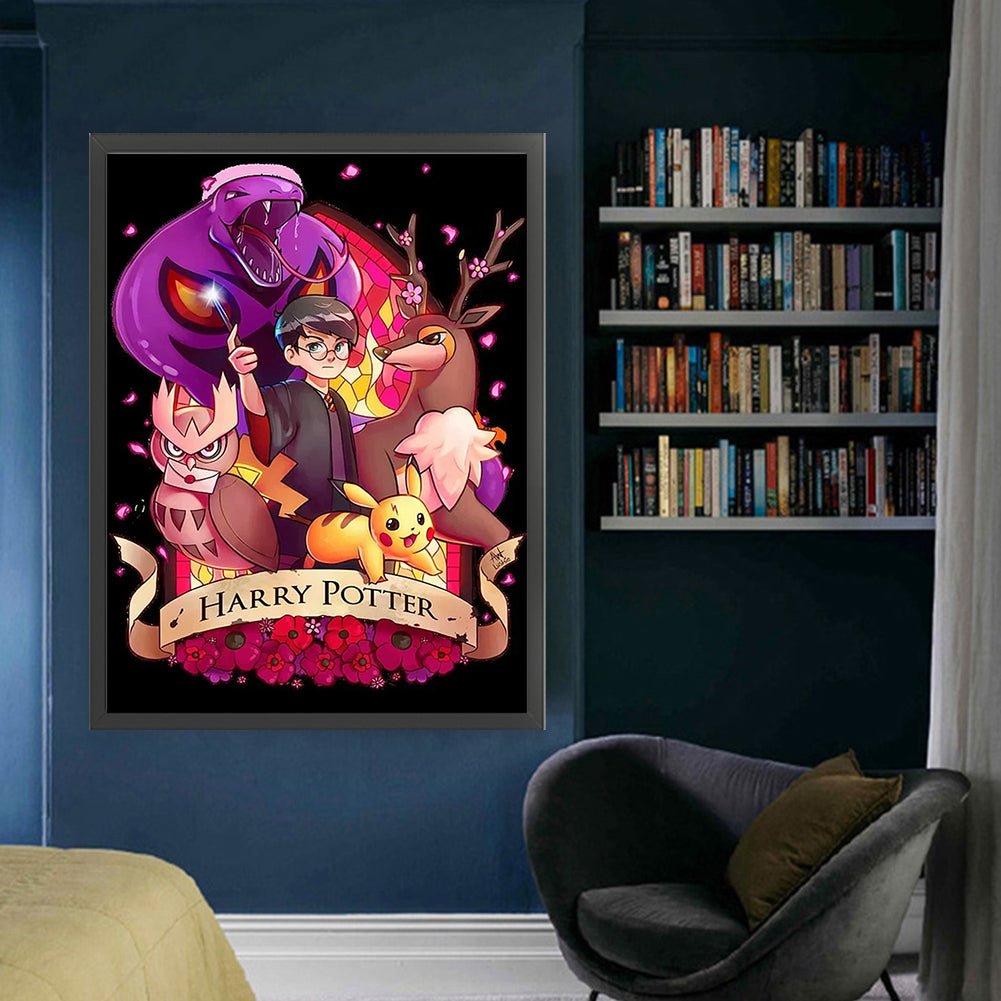 Harry Potter Owl Elk - 11CT Stamped Cross Stitch 50*65CM