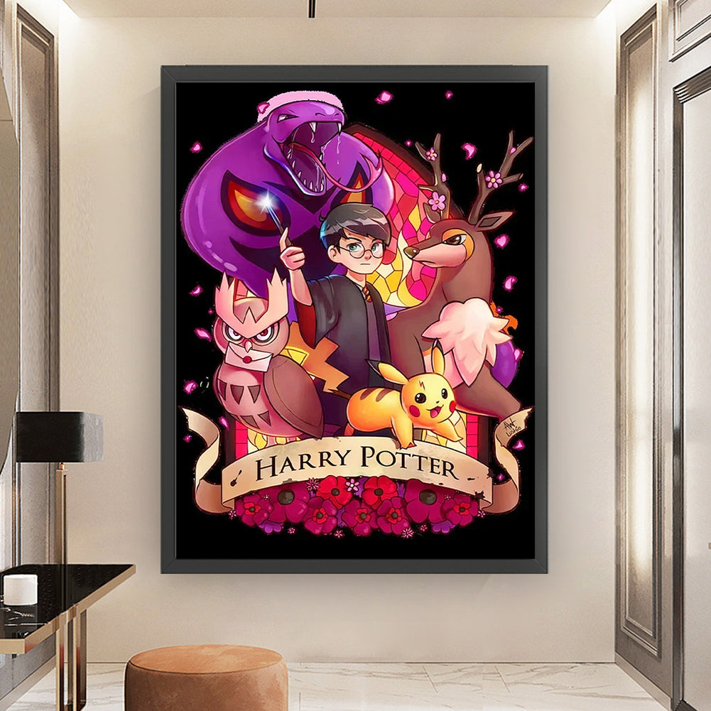 Harry Potter Owl Elk - 11CT Stamped Cross Stitch 50*65CM