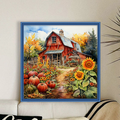 Sunflower Farm - 11CT Stamped Cross Stitch 50*50CM