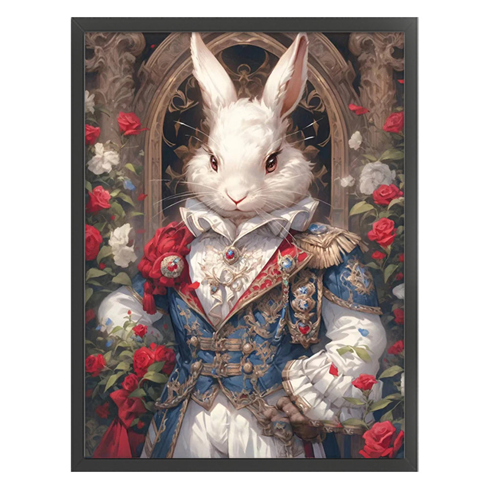 Alice Rabbit - 11CT Stamped Cross Stitch 50*65CM